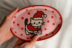 Christmas Santa Claus Kittens Sublimation Illustrations PNG Product Image 9