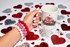 Valentine's Day Love Birds Transparent PNG Sublimation Product Image 3