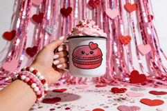 Valentine's Day Macaron PNG Sublimation Clipart bundle Product Image 3