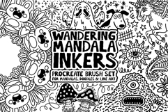 Wandering Mandala Inkers Procreate Brush Set Product Image 1