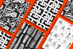 Mixed Motifs - 60 Procreate Seamless Tiling Pattern Brushes Product Image 11