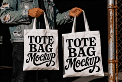 Tote Bag Mockup, PSD, JPG, Mens Mockup, Bags Mockup Product Image 1
