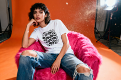 T-Shirt Fashion Editorial Style Mockup for sublimation Product Image 1