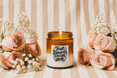 Amber Glass Candle Mockup PSD JPG PNG For Your Designs Product Image 1