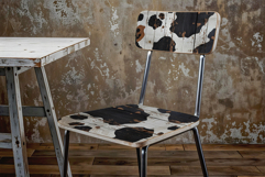 Decoupage Chair .Psd Furniture Mockup Product Image 2