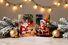 Christmas Cards Mockup For Illustrations, Sublimation, More Product Image 3