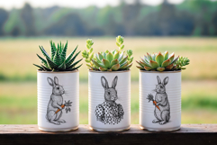 Decoupage Tin Cans PSD JPG Mockup Product Image 2