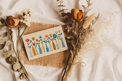 Boho Card Mockup PSD PNG JPG for illustrations, sublimation Product Image 2