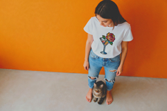 White T-Shirt Mockup, High Res, PSD JPG, for sublimation art Product Image 3