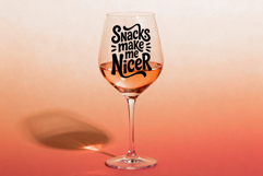 Wine Glass Mockup - PSD - JPG - For Clipart and SVG Designs Product Image 3