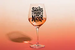 Wine Glass Mockup - PSD - JPG - For Clipart and SVG Designs Product Image 3