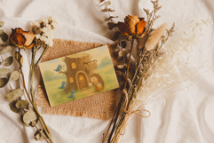 Boho Card Mockup PSD PNG JPG for illustrations, sublimation Product Image 4