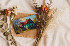 Boho Card Mockup PSD PNG JPG for illustrations, sublimation Product Image 5