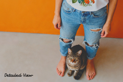 White T-Shirt Mockup, High Res, PSD JPG, for sublimation art Product Image 5