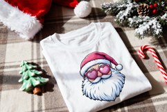 Christmas Folded White T-Shirt Mockup in PSD JPG Formats Product Image 7