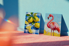 Retro Grain Vintage Styled Poster Mockup Set PSD and JPG Product Image 5