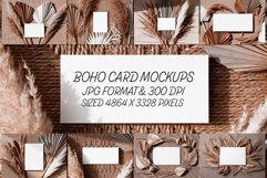 Boho Card JPG Mockup Collection - Flattened JPG art mockups Product Image 1