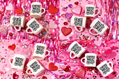 Valentine's Day Coffee Multiple Mug Mockups Set - PSD - JPG Product Image 1