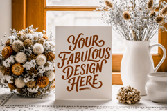 Boho Aesthetic Card Mockups, JPG format, Invitations, Cards Product Image 10
