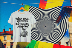 Trendy T-Shirt Mockups - 1980s Collage Style Aesthetic Product Image 3