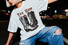 Oversized T-Shirt Fashion Mockups, PSD, JPG, Urban Style Product Image 4