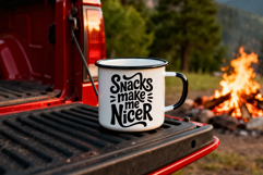 Camping Mugs Mockup Set for SVG, Sublimation, Clipart, More Product Image 4