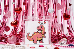 Valentine's Day Clear Tote Bag PSD JPG Mockup Set Product Image 4