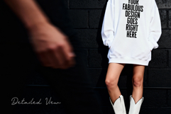 Oversized Sweatshirt Mockup Set PSD JPG Product Image 6