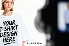 Oversized Fashion T-Shirts Mockup Set PSD JPG Product Image 6