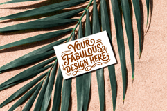 Boho Aesthetic Card Mockups, JPG format, Invitations, Cards Product Image 7