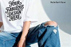 Oversized Fashion T-Shirts Mockup Set PSD JPG Product Image 7