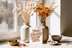 Boho Aesthetic Card Mockups, JPG format, Invitations, Cards Product Image 8