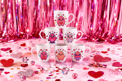 Cute Valentine's Day Monsters Transparent PNG Sublimation Product Image 2