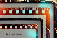 Old Film Textures PNG Transparent Overlays Set Product Image 4