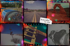 Old Film Textures PNG Transparent Overlays Set Product Image 5