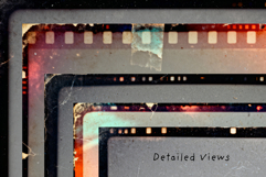 Old Film Textures PNG Transparent Overlays Set Product Image 6