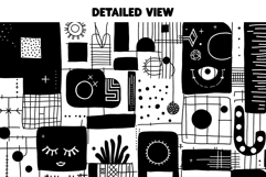 Geometric Doodle Overlays - Transparent PNG - 6000 pixels Product Image 3