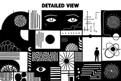 Geometric Doodle Overlays - Transparent PNG - 6000 pixels Product Image 4