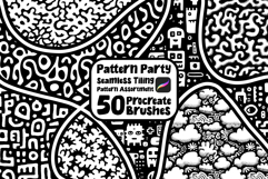 Pattern Party - Procreate Seamless Brush Collection Product Image 1