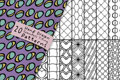 Perfectly Imperfect Patterns | Seamless Hand Drawn Set Product Image 1