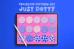 Just Dotty Procreate Pattern Brush Set Product Image 1
