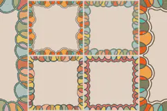 Colorful Hand Drawn Borders PNGs Product Image 3