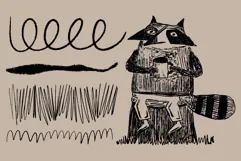 Doodle Dung Inker Procreate Brush Product Image 2