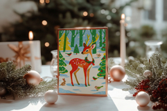 Vintage Retro Christmas Illustrations for Cards and more Product Image 6