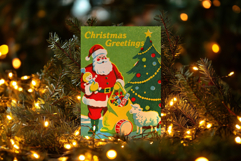 Vintage Retro Christmas Illustrations for Cards and more Product Image 8