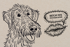 Sketchy Pete | Sketchy Procreate Inking Brush Product Image 4