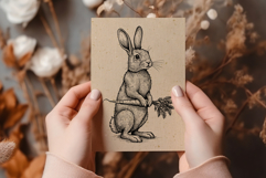 Rabbits PNG Illustration Sublimation Set Product Image 3
