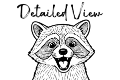 Raccoons SVG Craft Files for Cricut, Sublimation, More Product Image 2