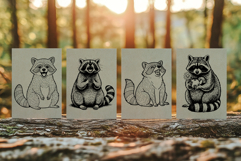 Raccoons SVG Craft Files for Cricut, Sublimation, More Product Image 7