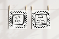 SVG Scalloped Cute Frames For Cricut, Sublimation, and more Product Image 4